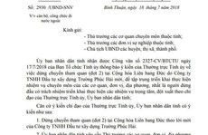 Tỉnh Bình Thuận dừng đi Đức (đợt 2) của cán bộ từ tiền doanh nghiệp