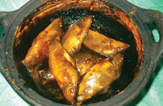 Lũ về nhớ lắm món cá kêu éc éc bé tí ti kho nghệ