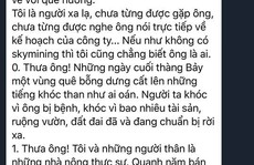 Nhà đầu tư gởi tâm thư 'đẫm nước mắt' cho ông Lê Minh Tâm Sky Mining