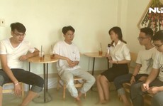 Kỳ lạ quán cà phê trong hồ cá