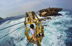 Cáp treo vượt biển Timang: Yếu bóng vía nên tránh xa!