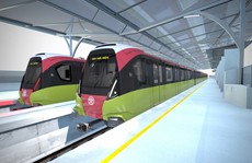 Lộ diện đoàn tàu chạy tuyến đường sắt Nhổn - ga Hà Nội cuối năm 2020
