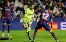 Clip: Barcelona thua sốc trước Levante ở Copa Del Rey