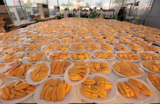 Thái Lan nấu 5 tấn xôi xoài đãi 10.000 khách Trung Quốc