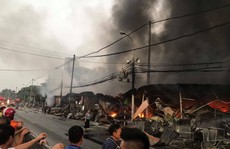 Clip: Vụ nghi phóng hỏa đốt chợ ở Thanh Hóa gây thiệt hại hàng tỉ đồng