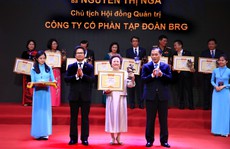 Chủ tịch Tập đoàn BRG, Madame Nguyễn Thị Nga được vinh danh 'Doanh nhân Việt Nam tiêu biểu - Cúp Thánh Gióng'
