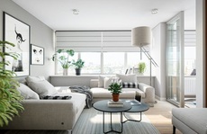 Căn hộ nhỏ sáng tạo với thiết kế đặc biệt biến phòng tắm thành trung tâm