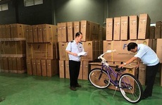 Xe đạp Trung Quốc gắn 'Made in Viet Nam' để xuất đi Mỹ