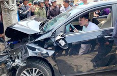 Thanh niên nghi ngáo đá gây tai nạn liên hoàn trên phố Đà Lạt