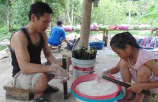 Dẻo thơm nếp lam Khe Kèm