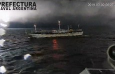 Tàu Argentina nổ súng, rượt đuổi tàu cá Trung Quốc