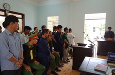 15 đối tượng gây rối, tấn công cảnh sát ở Bình Thuận lãnh án
