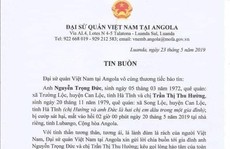 Chị dâu và em chồng người Việt Nam bị sát hại tại nhà riêng ở Angola