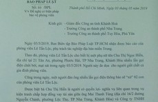 Một phóng viên Báo Pháp Luật TP HCM bị dọa “thanh toán cả gia đình”