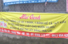 Nở rộ đào tạo lái xe chui