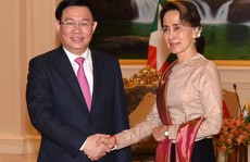 Phó Thủ tướng Vương Đình Huệ gặp bà San Suu Kyi bàn về hợp tác kinh tế