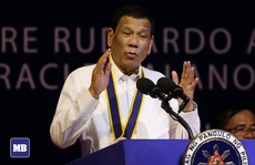 Ông Duterte thách Mỹ, Anh và Pháp ngăn Trung Quốc ở biển Đông