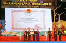 Kỷ niệm 30 năm lập lại tỉnh Quảng Trị: Đón nhận Huân chương Độc lập hạng nhất