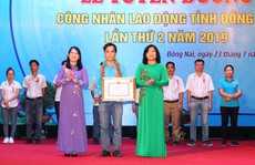 ĐỒNG NAI: Khen thưởng 320 công nhân tiêu biểu