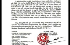 Giám đốc Sở Nội vụ Quảng Ngãi bị kiểm điểm vì 'gửi gắm' thí sinh thi tuyển giáo viên