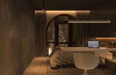 Căn hộ ấm áp khi được trang trí bằng đèn