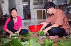 Trần Minh Vương kể chuyện đưa Việt kiều Mỹ về Thái Bình đón Tết, khoe cùng mẹ gói bánh chưng