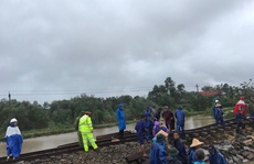 LƯU Ý: Đường sắt hủy bỏ một số chuyến tàu do mưa lũ