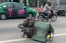 Bình Dương: Hai xe máy tông nhau, người đàn ông bị xe phun bê-tông cán chết