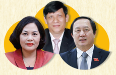 [Infographic] Ba nhân sự cho vị trí Thống đốc NHNN, Bộ trưởng Y tế, Bộ trưởng KH-CN