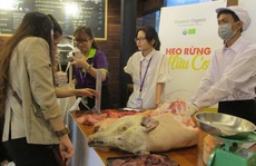 Thịt heo rừng hữu cơ lần đầu xuất hiện tại “Organic Town – Gis Market”
