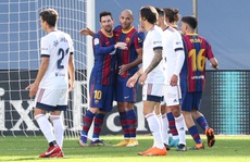 Messi, Griezmann lập siêu phẩm, Barcelona lên Top 7 La Liga