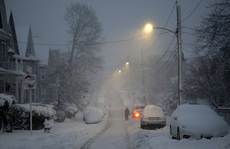 New York và bờ Đông của Mỹ bị tuyết dày cả mét vùi lấp