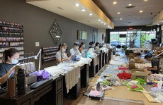 Covid-19: Cử chỉ đẹp của các tiệm nail người Việt tại Mỹ