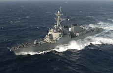 Chiến hạm Mỹ lại đi qua eo biển Đài Loan lần thứ 2 trong tháng