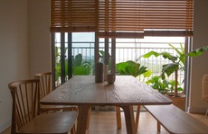 Căn hộ với đồ nội thất được làm hoàn toàn từ gỗ tự nhiên