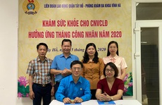 Hà Nội: Khám sức khỏe miễn phí cho gần 1.000 đoàn viên