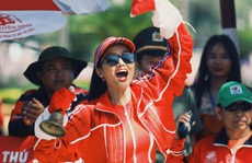 Hoa hậu H'hen Niê náo động chặng đua Cúp Truyền hình