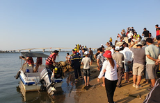 NÓNG: Lật thuyền trên sông Thu Bồn, 5 người đang mất tích