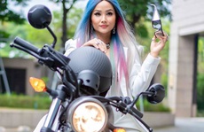 Hoa hậu H’Hen Niê mua mô tô luyện lái để đóng phim