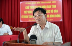 Chủ tịch UBND tỉnh Quảng Ngãi nộp đơn xin thôi chức, nói gì?
