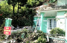 Đà Lạt: Di dời khẩn cấp 3 nhà dân nguy cơ bị vùi lấp