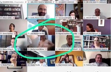 Nữ thượng nghị sĩ vô tình lộ ngực khi họp trực tuyến trên Zoom