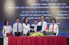 VinIF hỗ trợ 5 cơ sở đào tạo đầu ngành đào tạo thạc sĩ Khoa học dữ liệu