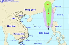 Áp thấp nhiệt đới trên Biển Đông khả năng mạnh lên thành bão