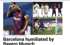 Báo chí Tây Ban Nha và châu Âu chê cười 'nỗi ô nhục Barcelona'