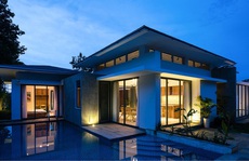 Biệt thự 1 tầng có hồ bơi xanh mát