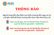TP HCM: Khẩn trương truy tìm những người đến 2 quán cơm ở quận Tân Bình