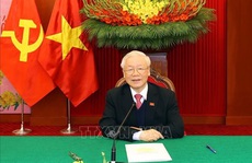 Tổng Bí thư, Chủ tịch nước điện đàm với Tổng Bí thư, Thủ tướng Lào Thongloun Sisoulith