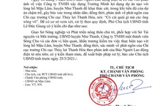 Chủ tịch tỉnh Thanh Hóa yêu cầu xác minh vụ việc sau phản ánh của Báo Người Lao Động