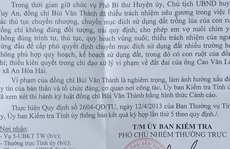 Phú Yên: Cảnh cáo Chủ tịch huyện vì liên quan đất đai